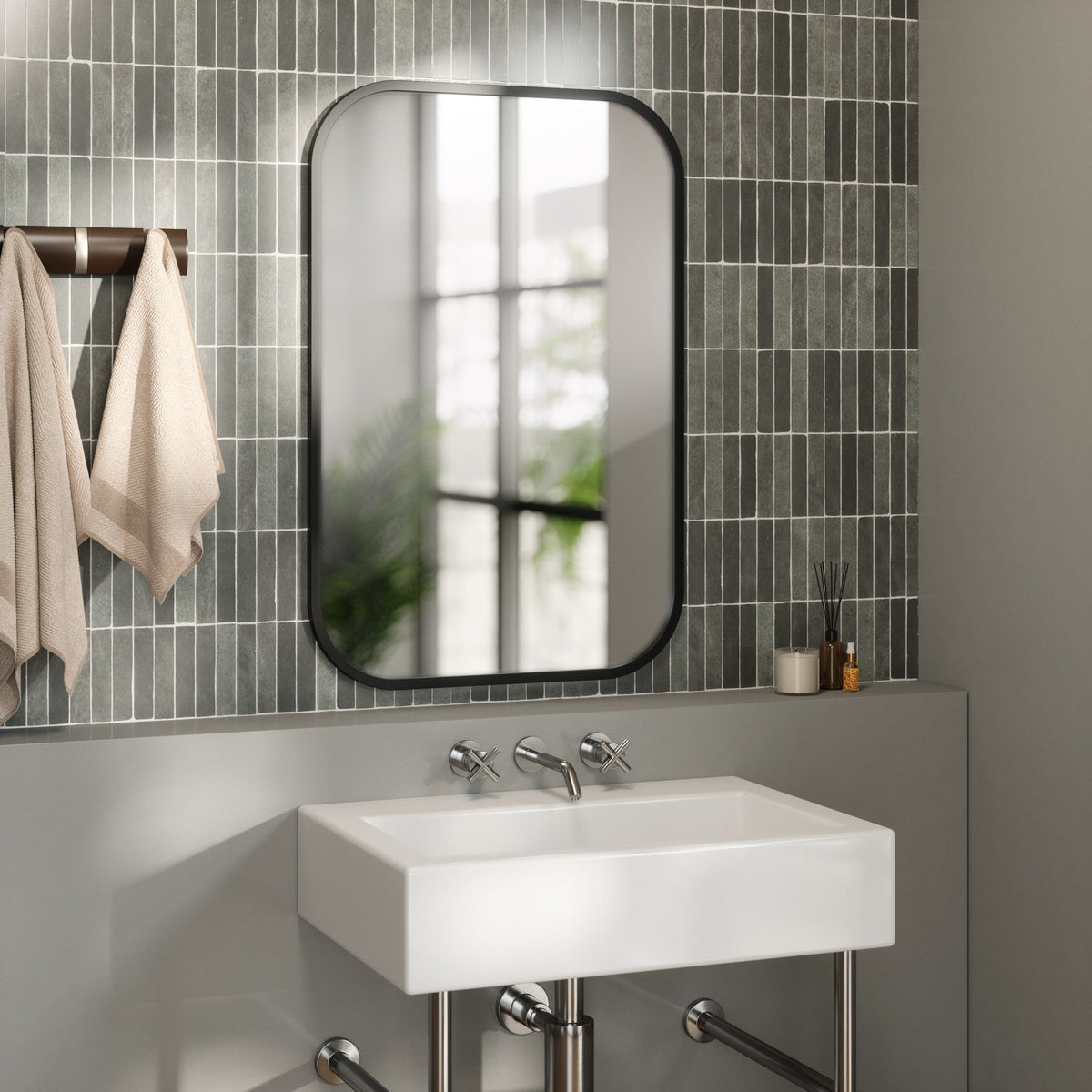 Hub Rectangle Wall Mirror